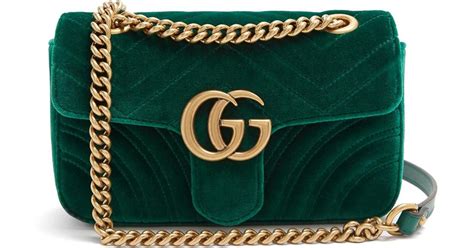 green velvet gucci purse|Gucci Velvet Handbags .